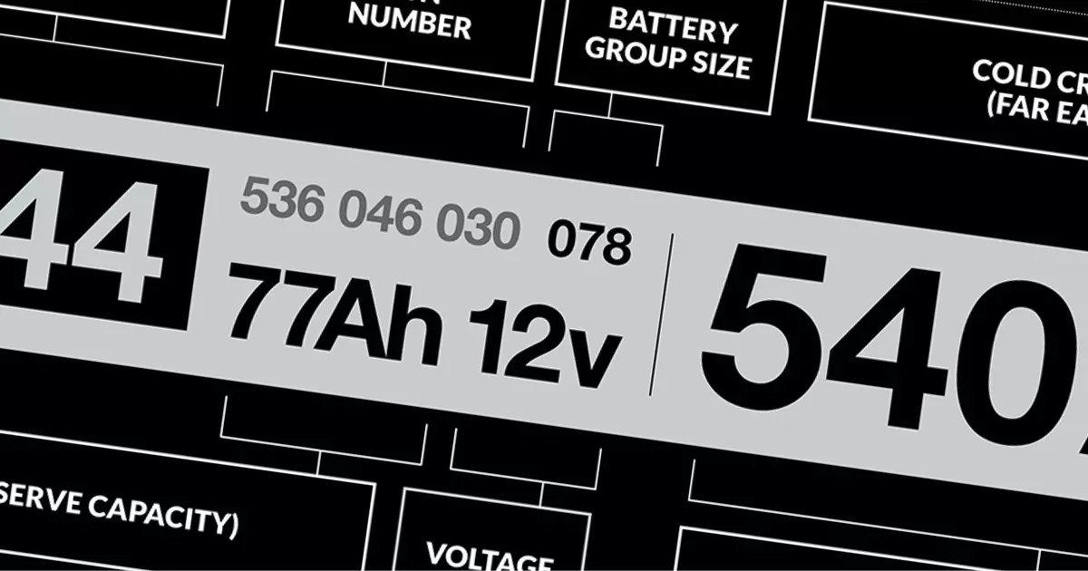 Battery number shop